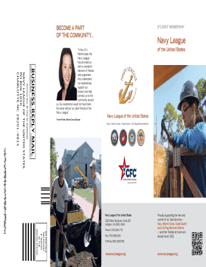 Navy League Student Membership Application