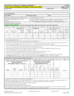Prescriptive Certificate of Compliance: Residential CF-1R