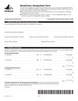 Beneficiary Designation Form