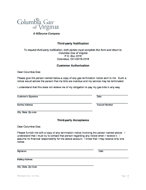 Third-Party Notification Form