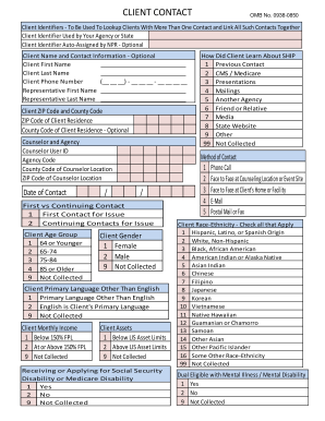 CMS-10028A Client Contact Form
