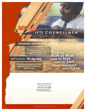 Light for the Lost Councilmen Membership Application