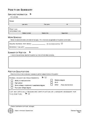 Employee write up form pdf - OPS EXEMPT EMPLOYEES - Florida State University