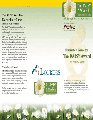 The DAISY Award Nomination Form
