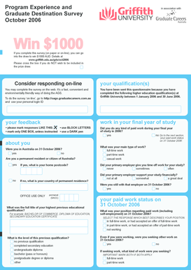 Graduate Destination Survey