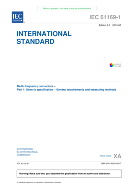 This is a preview click here to buy the full publication IEC 611691 Edition 2 - webstore iec