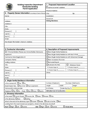 Santa Rosa County Building Permit Application