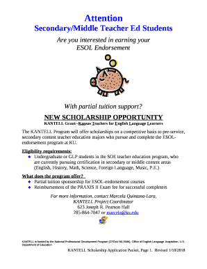 Secondary/Middle Teacher Ed Students