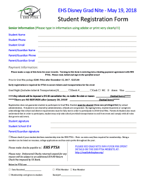 Student Registration Form