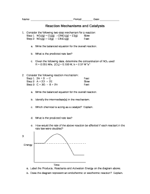 Reaction Mechanisms and Catalysts