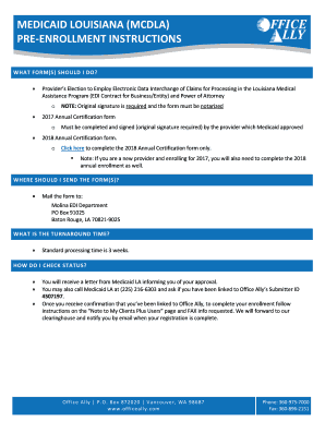 Fillable louisiana medicaid office phone number Form - Edit Online & Download Documents in PDF ...