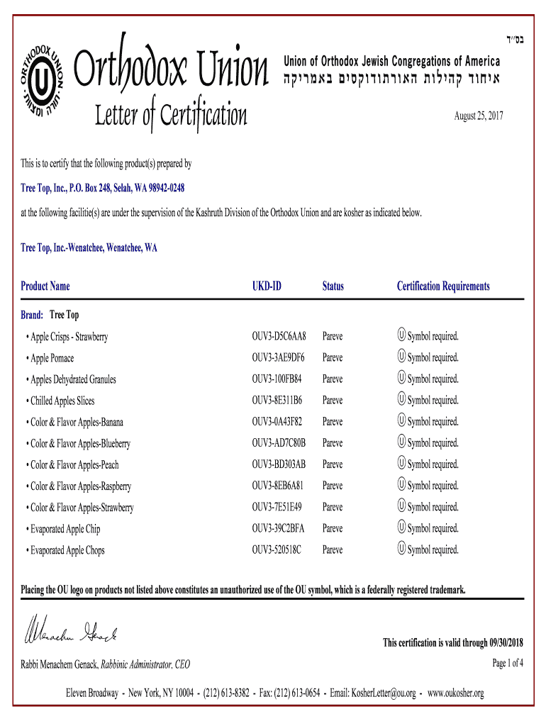 Fillable Online Tree Top, Inc Fax Email Print pdfFiller