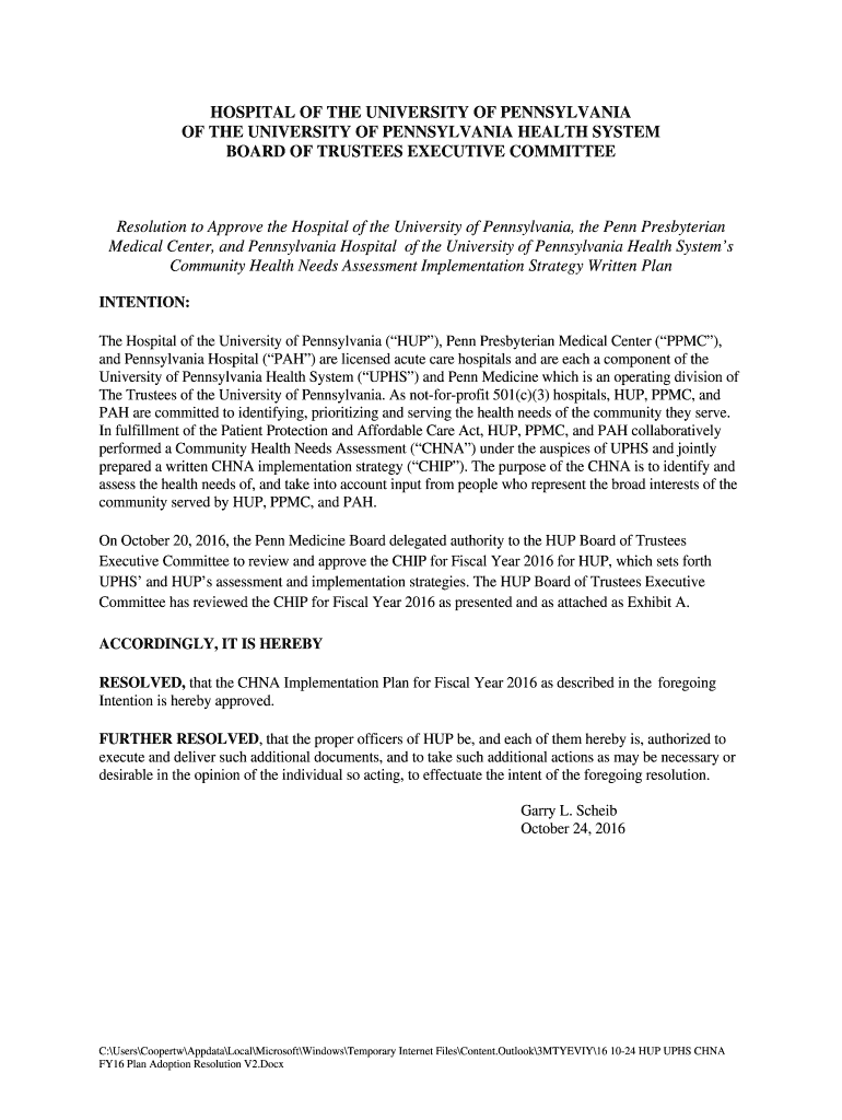 Fillable Online OF THE UNIVERSITY OF PENNSYLVANIA HEALTH SYSTEM Fax