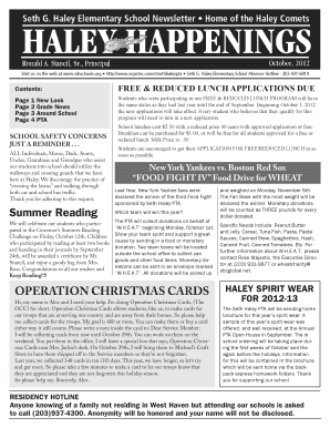 Fillable Online FREE &amp; REDUCED LUNCH APPLICATIONS DUE Fax Email Print ...