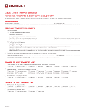 Fillable Online Adding Of Favourite Accounts Fax Email Print Pdffiller