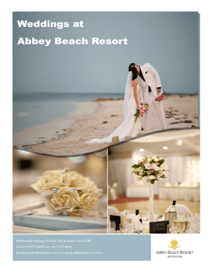 Fillable Online Abbey Beach Resort Fax Email Print Pdffiller