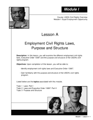 Fillable Online Course: USDA Civil Rights Overview Fax Email Print ...