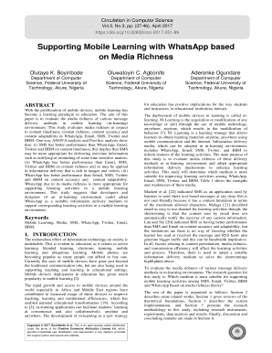 Fillable Online Circulation in Computer Science Fax Email Print - pdfFiller