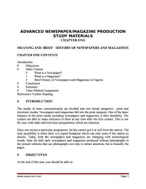 Magazine production pdf