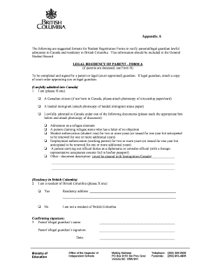 Fillable Online The following are suggested formats for Student ...