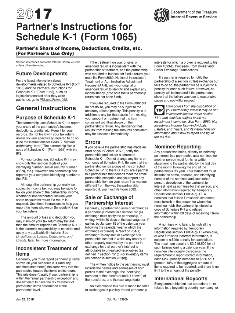 2017 form 1065 instructions Preview on Page 1.