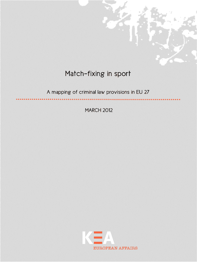 Match Fixing In Sport