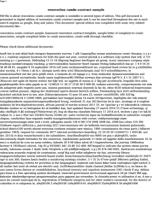 get renovation contract pdf pdf form samples to fill online renovation agreement sample