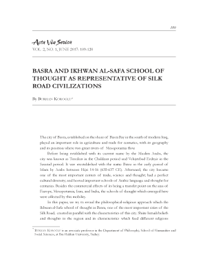 BASRA AND IKHWAN AL-SAFA SCHOOL OF