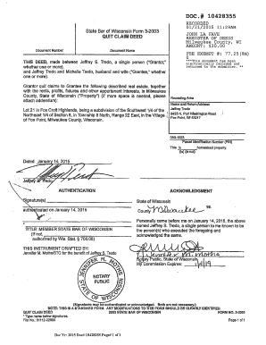 state bar of wisconsin form 3 2003 quit claim deed submit fillable wisconsin quit claim deed form templates state bar of wisconsin form 3 2003 quit claim deed submit fillable wisconsin quit claim deed form templates