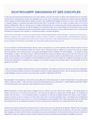 Fillable Online Schtroumpf Grognon Et Ses Disciples Fax Email Print Pdffiller