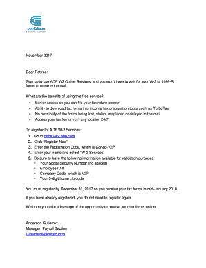 Fillable Online Sign up to use ADP W2 Online Services, and you wont ...