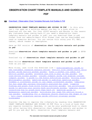 Fillable Online Register Free To Download Files File Name : Observation ...