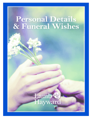 Fillable Online &amp; Funeral Wishes Fax Email Print - pdfFiller