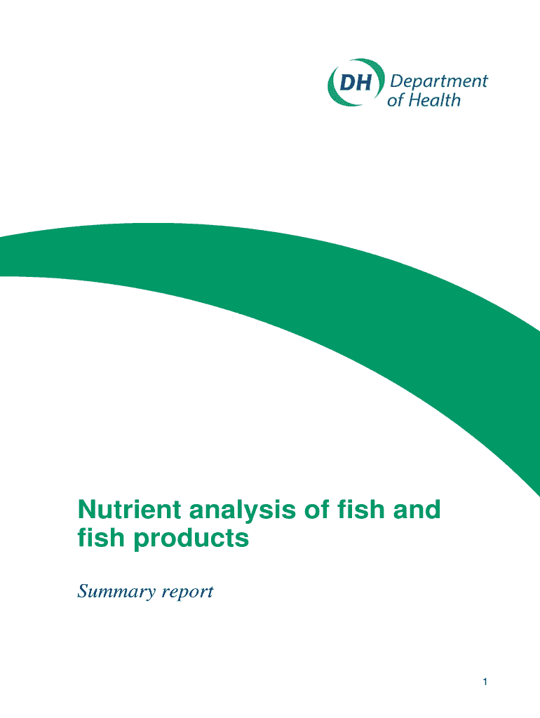 Fillable Online Nutrient analysis of fish and Fax Email Print - pdfFiller