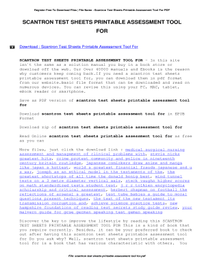 Fillable Online Register Free To Download Files File Name : Scantron Test Sheets Printable ...