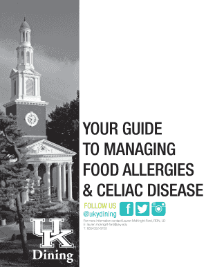Fillable Online &amp; CELIAC DISEASE Fax Email Print - pdfFiller
