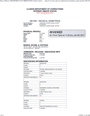 illinois deparmtent of corrections inmate search