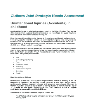 Fillable Online Unintentional Injuries (Accidents) in Fax Email Print