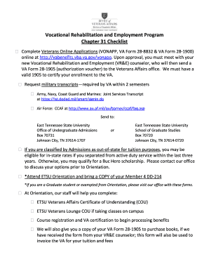 printable va form 28 1905 fillable edit fill out download form va form 28 1905