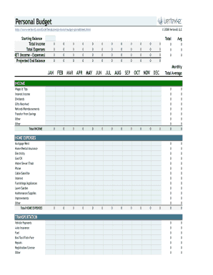 vertex42 budget edit print fill out download online business vertex42 budget