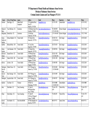 Fillable Online TN Department of Mental Health and Substance Abuse