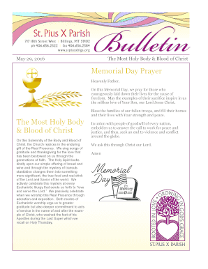 Fillable Online Memorial Day Prayer Fax Email Print - pdfFiller