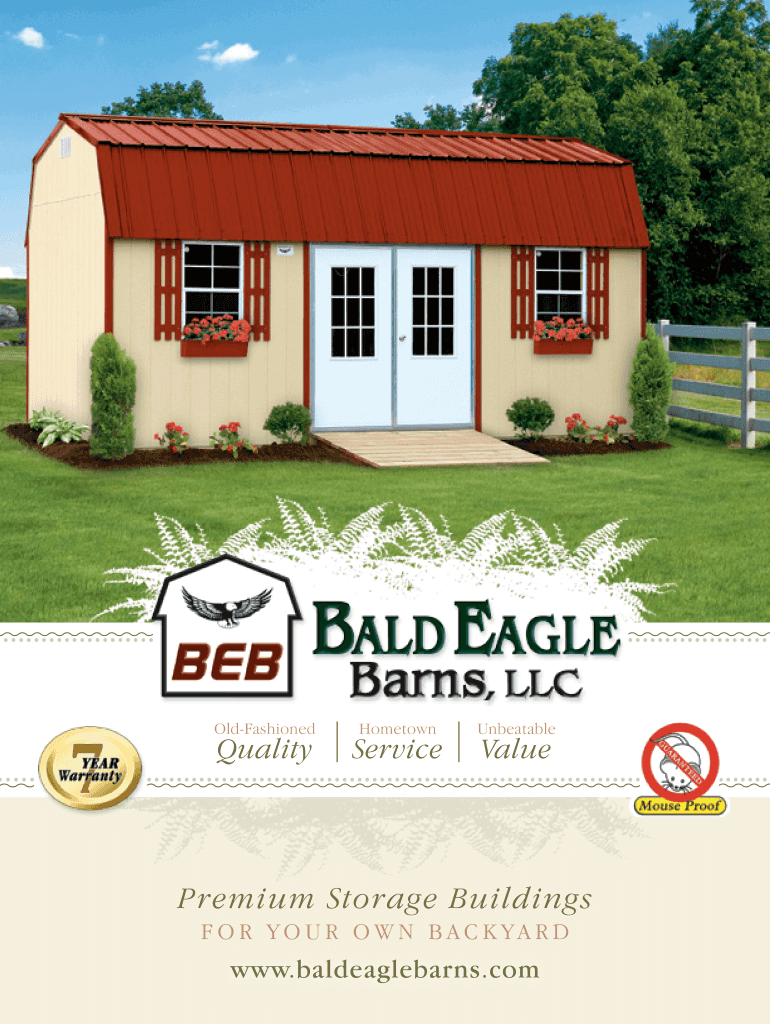 Fillable Online Premium Storage Buildings Fax Email Print pdfFiller