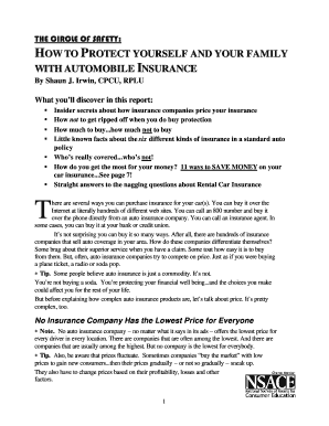 Fillable Online THE CIRCLE OF SAFETY: Fax Email Print - pdfFiller