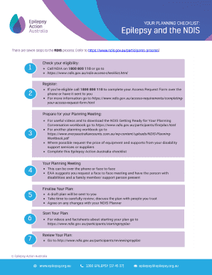 YOUR PLANNING CHECKLIST: