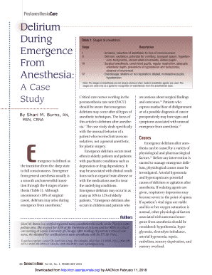 Sample Deep And General Anesthesia Record Sample Deep And General Anesthesia Record
