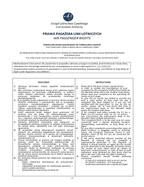 EU Air Passenger Rights Complaint Form