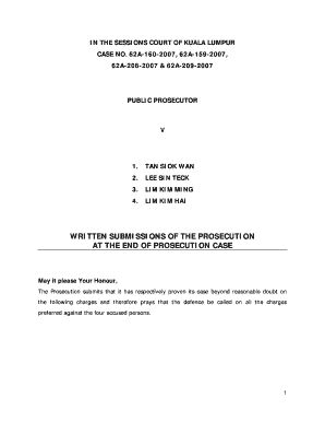 Fillable Online In The Sessions Court Of Kuala Lumpur Fax Email Print Pdffiller