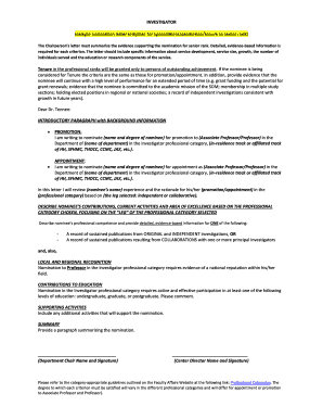 Fillable Online (sample nomination letter template for appointment ...