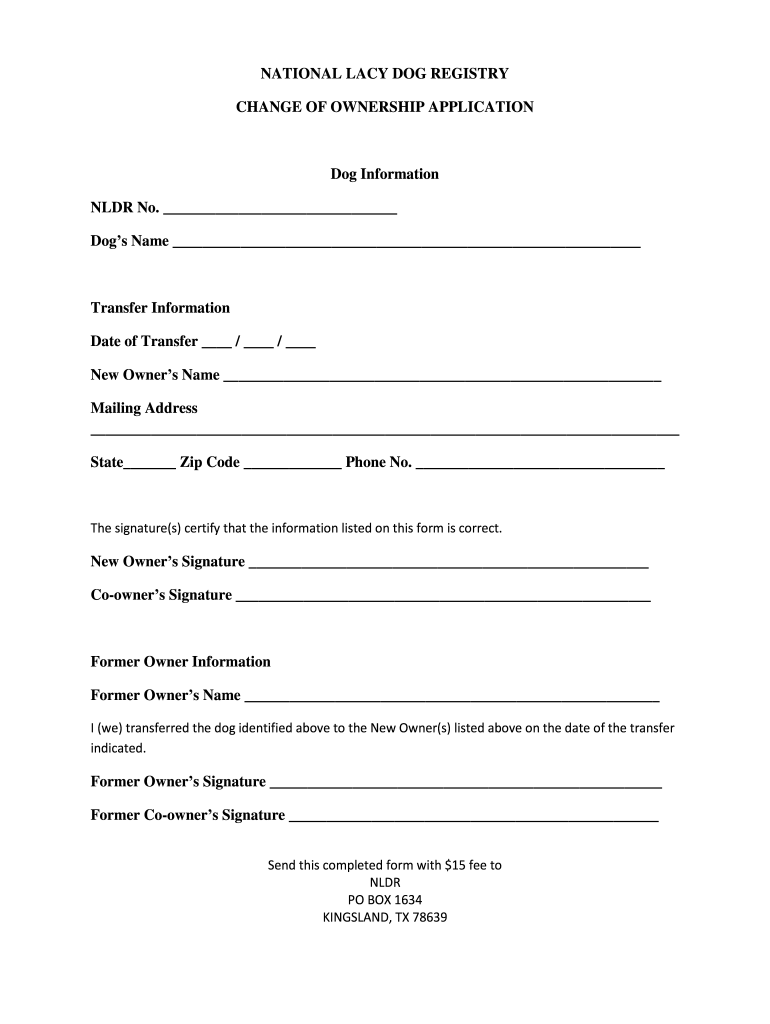 Animal Surrender Form Printable Printable Forms Free Online